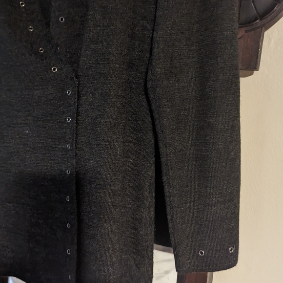 Adrianne Pappel vintage wool sweater dark grey. - Picture 6 of 13